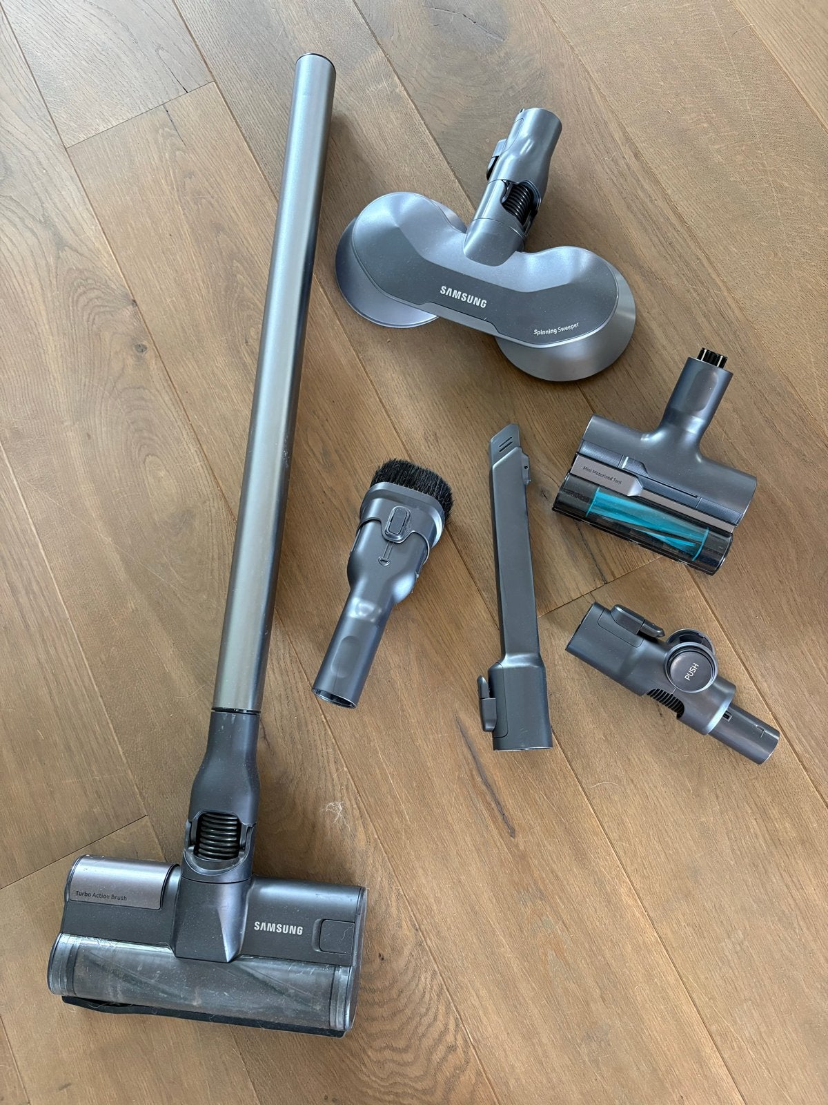 Samsung Jet Steelstofzuiger Accessoires & Opzetstukken Set, Witgoed en Apparatuur, Stofzuigers, Ophalen, Inclusief accessoires