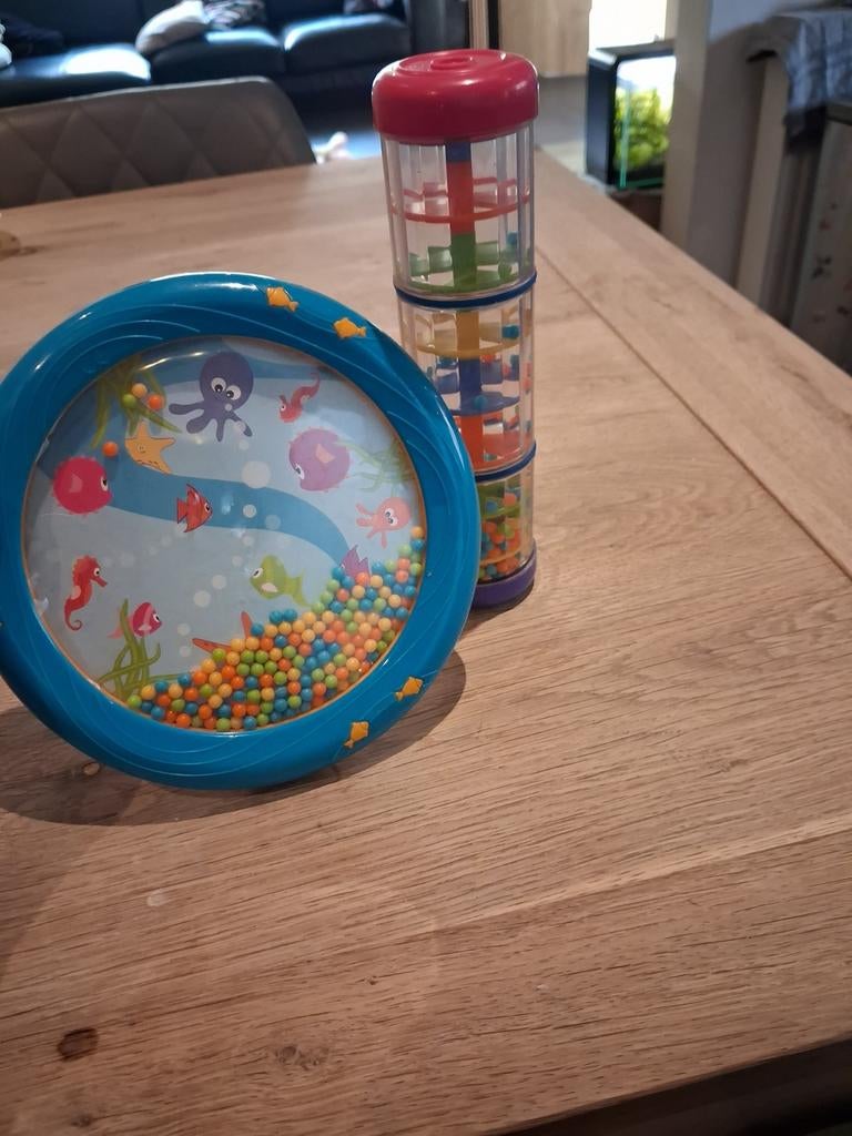 Baby rammelaar en regenmaker speelgoed set, Kinderen en Baby's, Speelgoed | Babyspeelgoed, Ophalen of Verzenden, Zo goed als nieuw