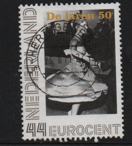 ‹(•¿•)› nl m0267 de jaren 50, Postzegels en Munten, Postzegels | Nederland, Verzenden, Na 1940, Gestempeld