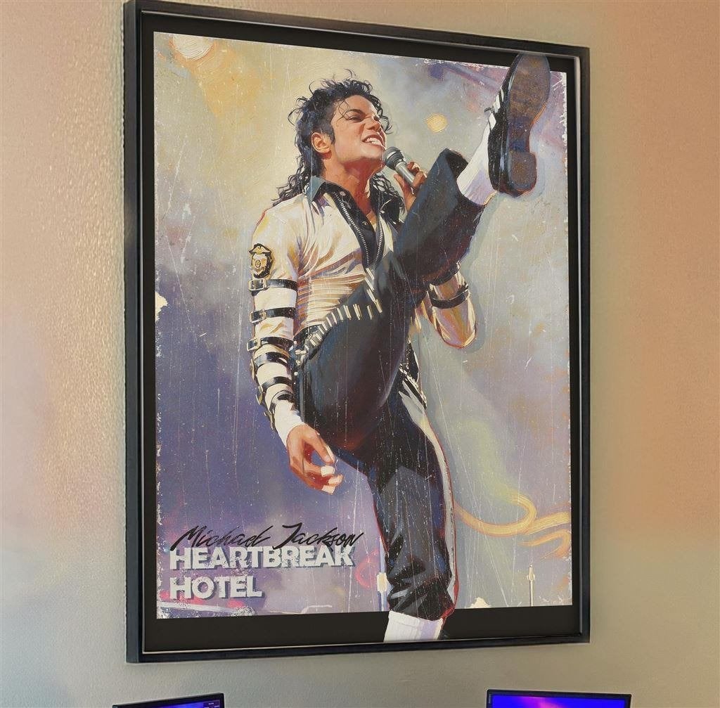 Michael Jackson Concert Muziek Poster, Verzamelen, Muziek, Artiesten en Beroemdheden, Nieuw, Poster, Artwork of Schilderij, Verzenden