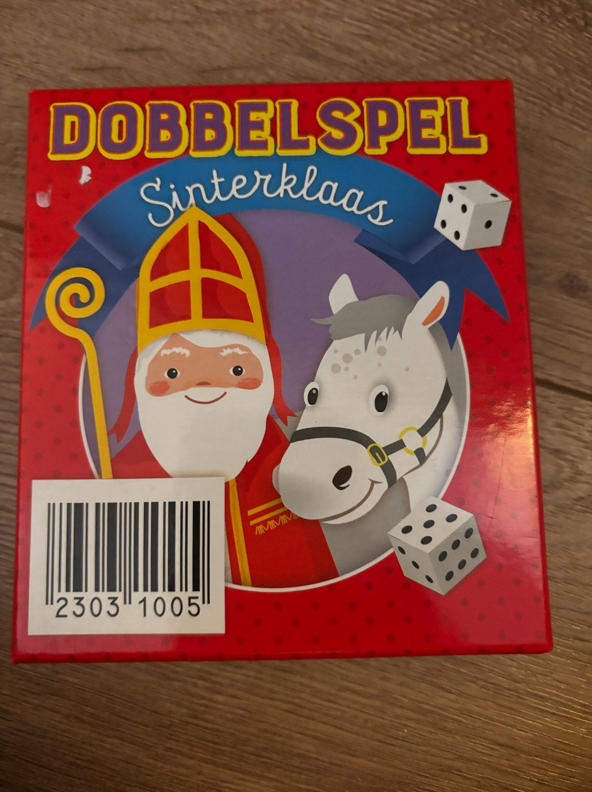 Sinterklaas Dobbelspel - Leuk dobbelspel voor jong en oud, Drie of vier spelers, Ophalen of Verzenden, Zo goed als nieuw