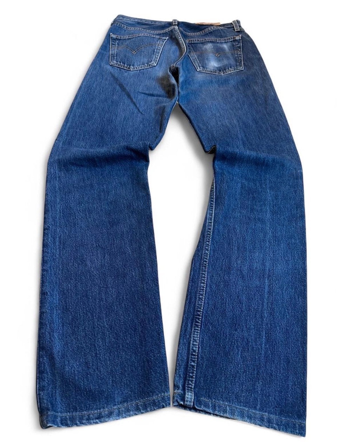 Vintage Levi's 501 Jeans W30 L34 - Made in Poland 2001, Kleding | Heren, Ophalen of Verzenden, Gedragen, Blauw, W32 (confectie 46) of kleiner