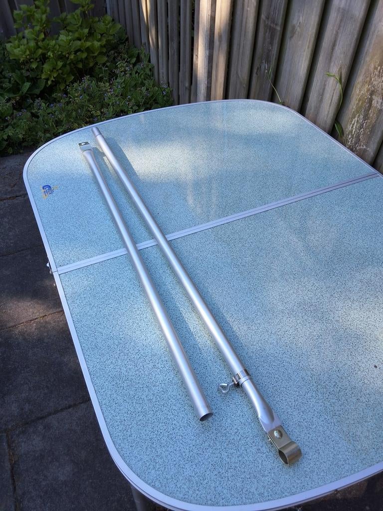 Veranda stok voor tent, Ophalen