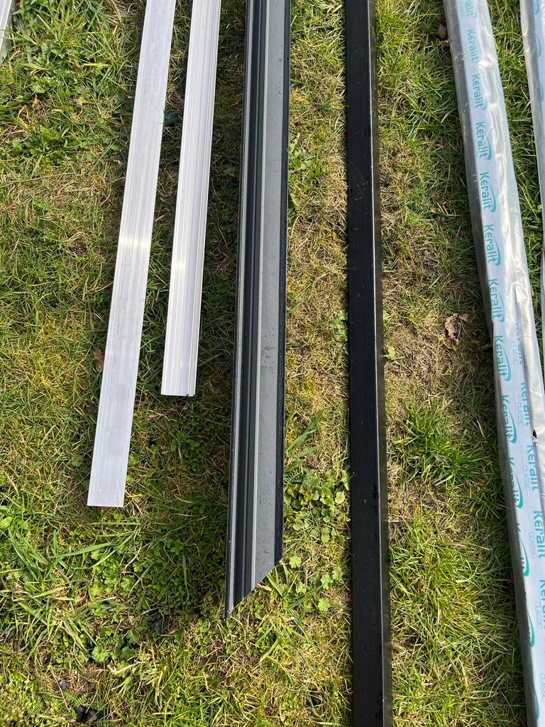 Diverse aluminium profielen en Keralit Classic panelen, Doe-het-zelf en Verbouw, Metalen, Ophalen, Nieuw, Aluminium