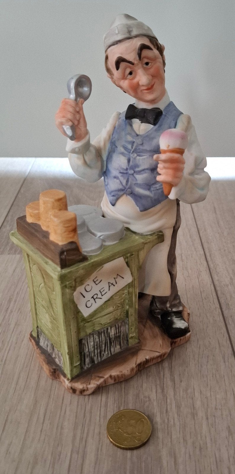 Vintage KK Japan Icecream Peddler beeldje, Ophalen of Verzenden, Gebruikt