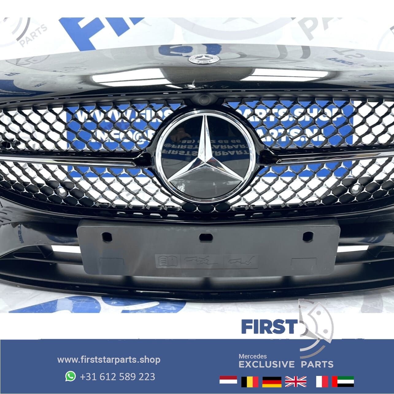 2024 W177 FACELIFT BUMPER AMG A1778859105 VOORBUMPER COMPLEE, Gebruikt, -, Voor, Ophalen of Verzenden