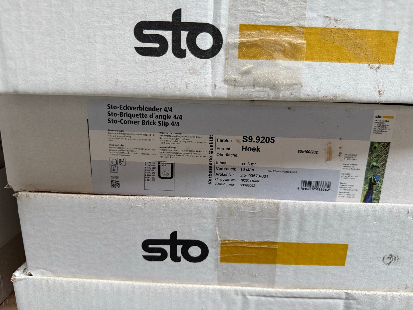 Sto Steenstrips Hoek S9.9205 - Nieuw in doos, Overige materialen, Overige typen, Nieuw, Ophalen of Verzenden