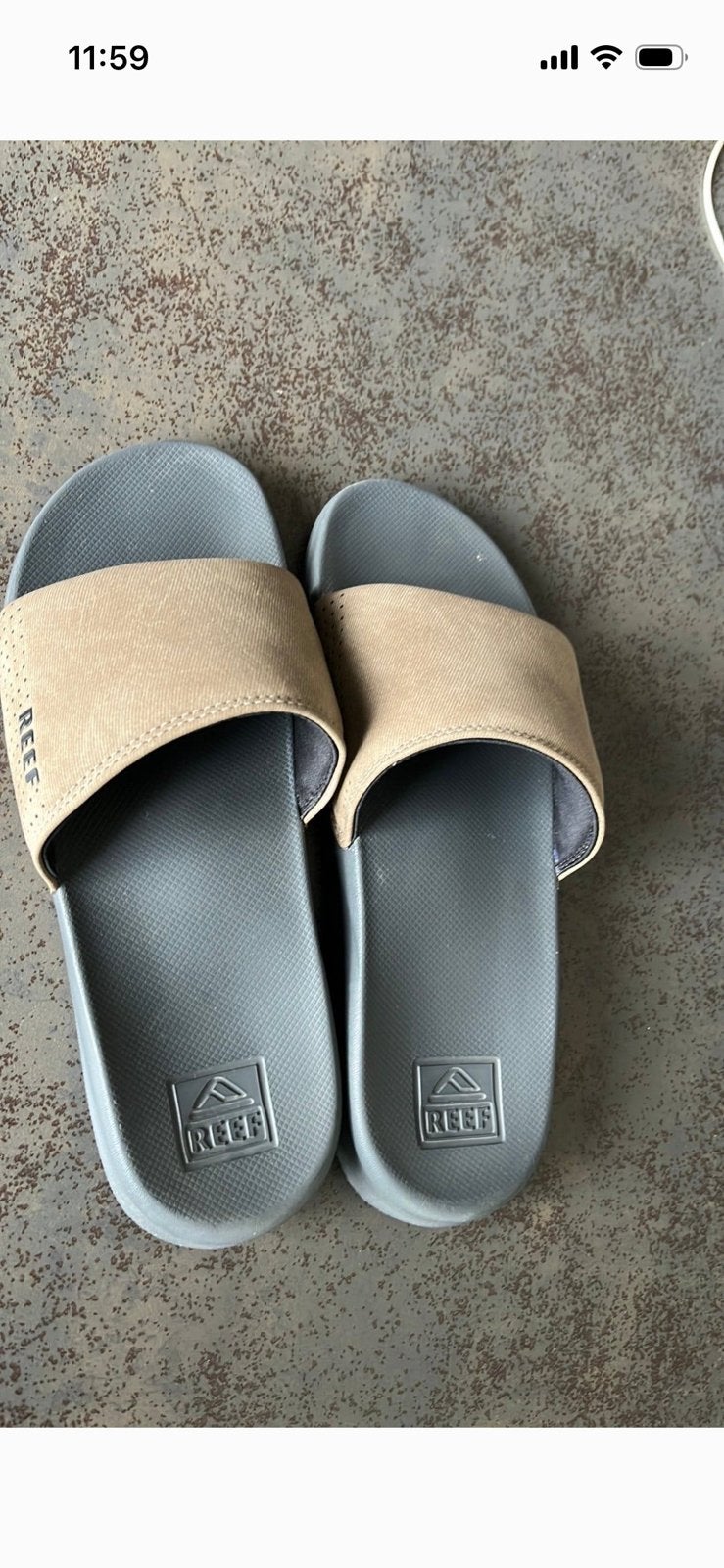 Reef Tailslide  Badslippers nieuw maat 42/8, Ophalen of Verzenden, Overige maten, Zwart
