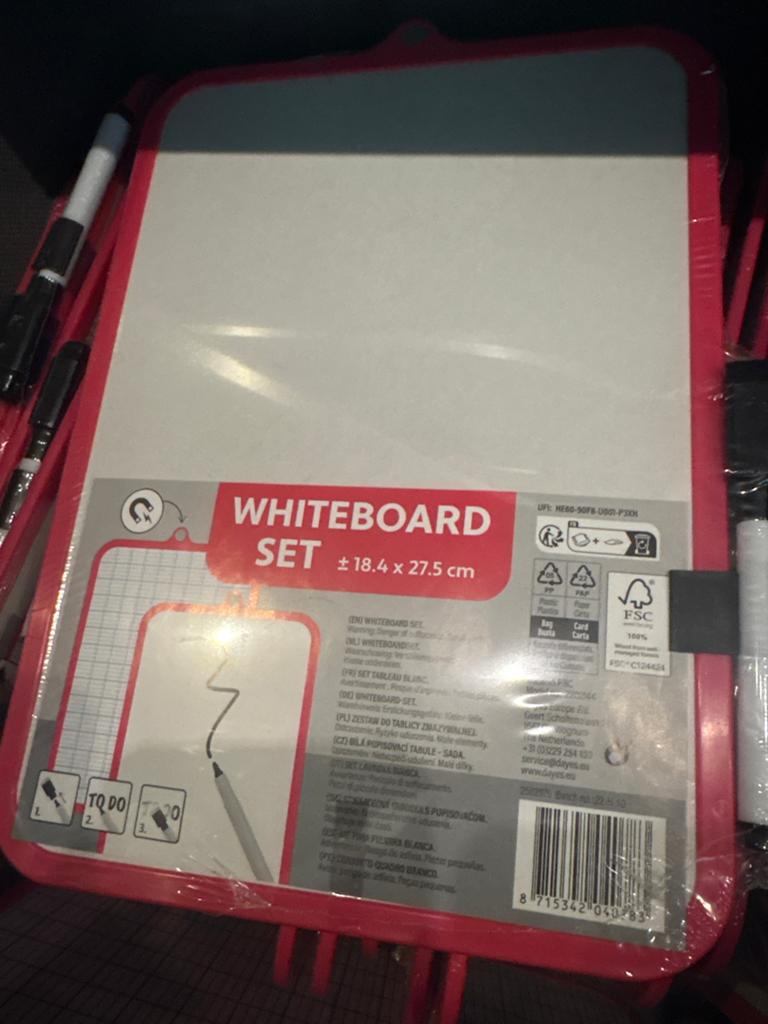 Partij whiteboards voor school, Ophalen of Verzenden, Nieuw