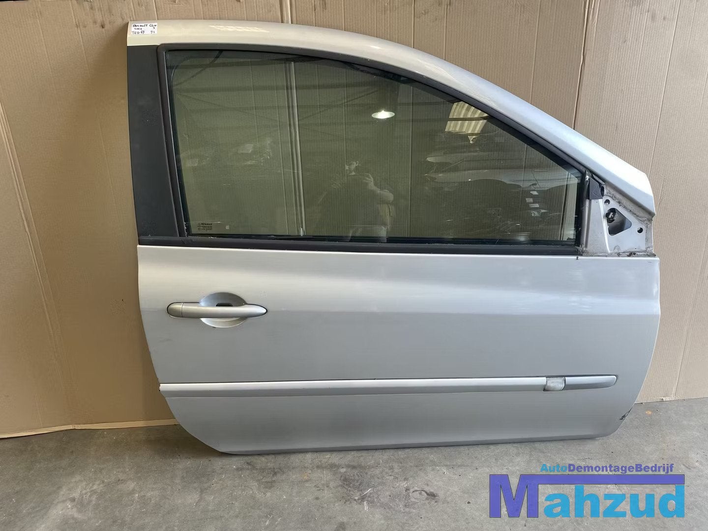 2010 RENAULT CLIO 3 Grijs TED69 Rechter deur portier 3 deurs, Renault Group, Gebruikt, Contact.group@renault.com, Ophalen of Verzenden
