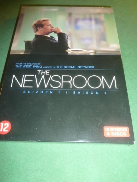 The Newsroom Seizoen 1 Dvd-boxen met 4 dvd's, Cd's en Dvd's, Engels, Seizoen 1, Verzenden, Alle leeftijden