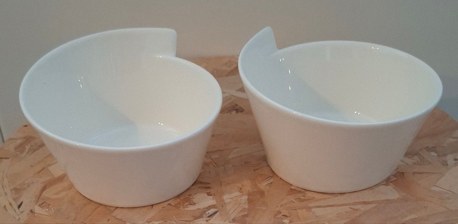 2 Villeroy & Boch NewWave schaaltjes van porselein, Villeroy & Boch, Ophalen of Verzenden, Modern, Porselein
