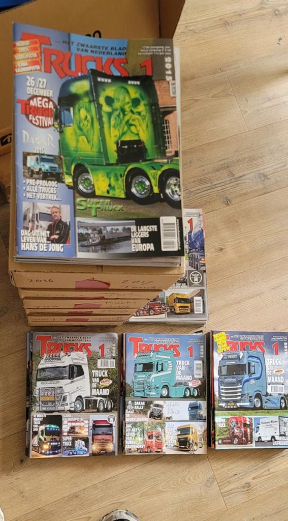 Jaargangen trucks van 2005 t/m 2021, Ophalen, Gelezen, Overige typen