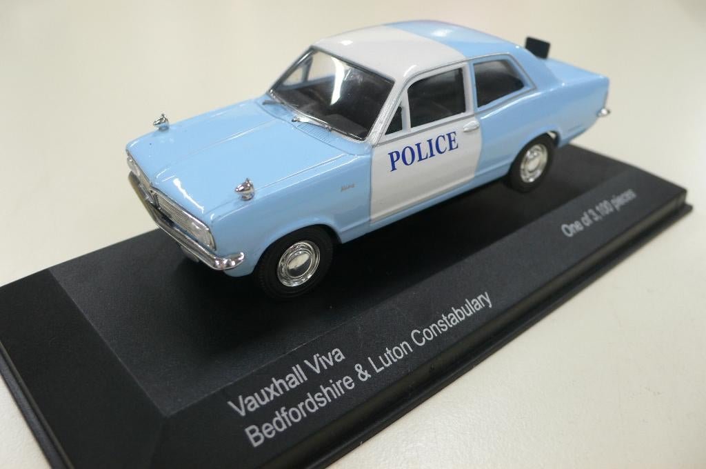 vauxhall viva - bedfordshire&luton constabulary police 1/43, Verzenden, Nieuw, Auto, Vanguards