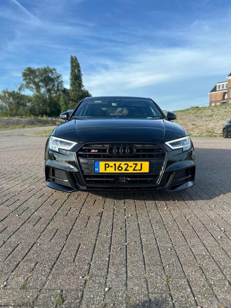 Audi A3 S3 2.0 Tfsi 310pk S Tronic Quattro 422 pk 2018 Zwart, Auto's, Audi, Bedrijf, A3, 360° camera, 4x4, ABS, Achteruitrijcamera