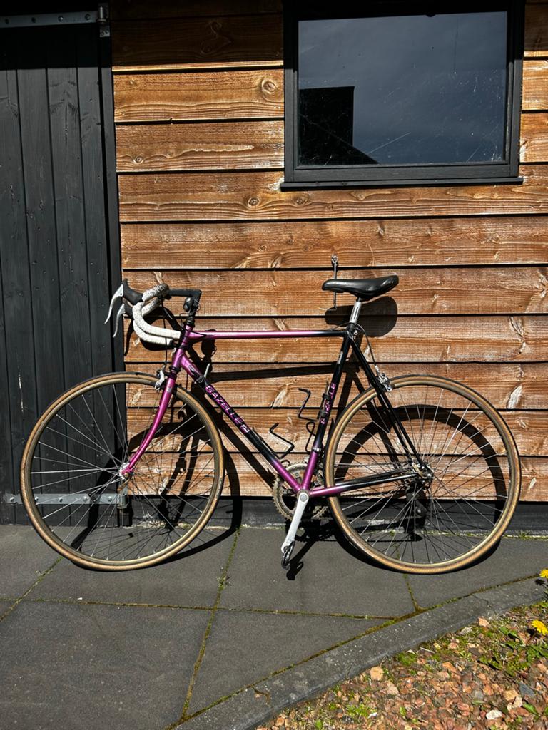 Gazelle Ventoux retro racefiets 56cm, Fietsen en Brommers, Fietsen | Racefietsen, Ophalen, Gebruikt, Gazelle, 53 tot 57 cm