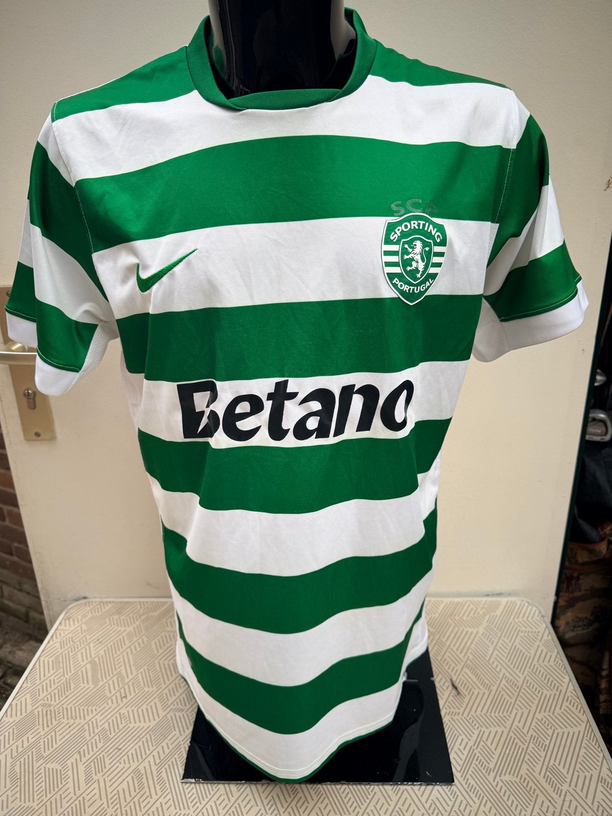 Sporting Portugal Thuisshirt Nike Betano Maat XL, Sport en Fitness, Voetbal, Maat XL, Ophalen of Verzenden, Zo goed als nieuw