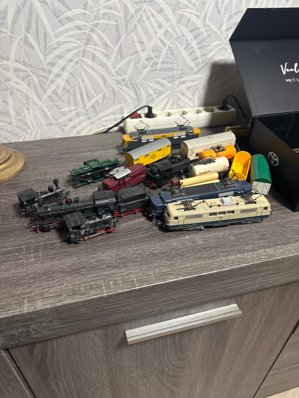 Diverse modeltreinen en rails (Märklin, Fleischmann), Hobby en Vrije tijd, Wisselstroom, Gebruikt, Locomotief, Ophalen of Verzenden
