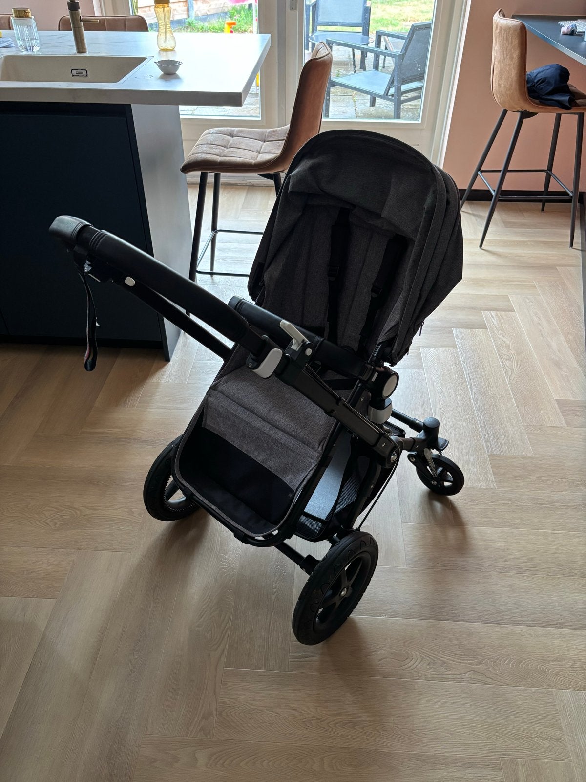Bugaboo Cameleon 3 Combiwagen met reiswieg en regenhoes, Ophalen, Bugaboo, Zo goed als nieuw, Combiwagen