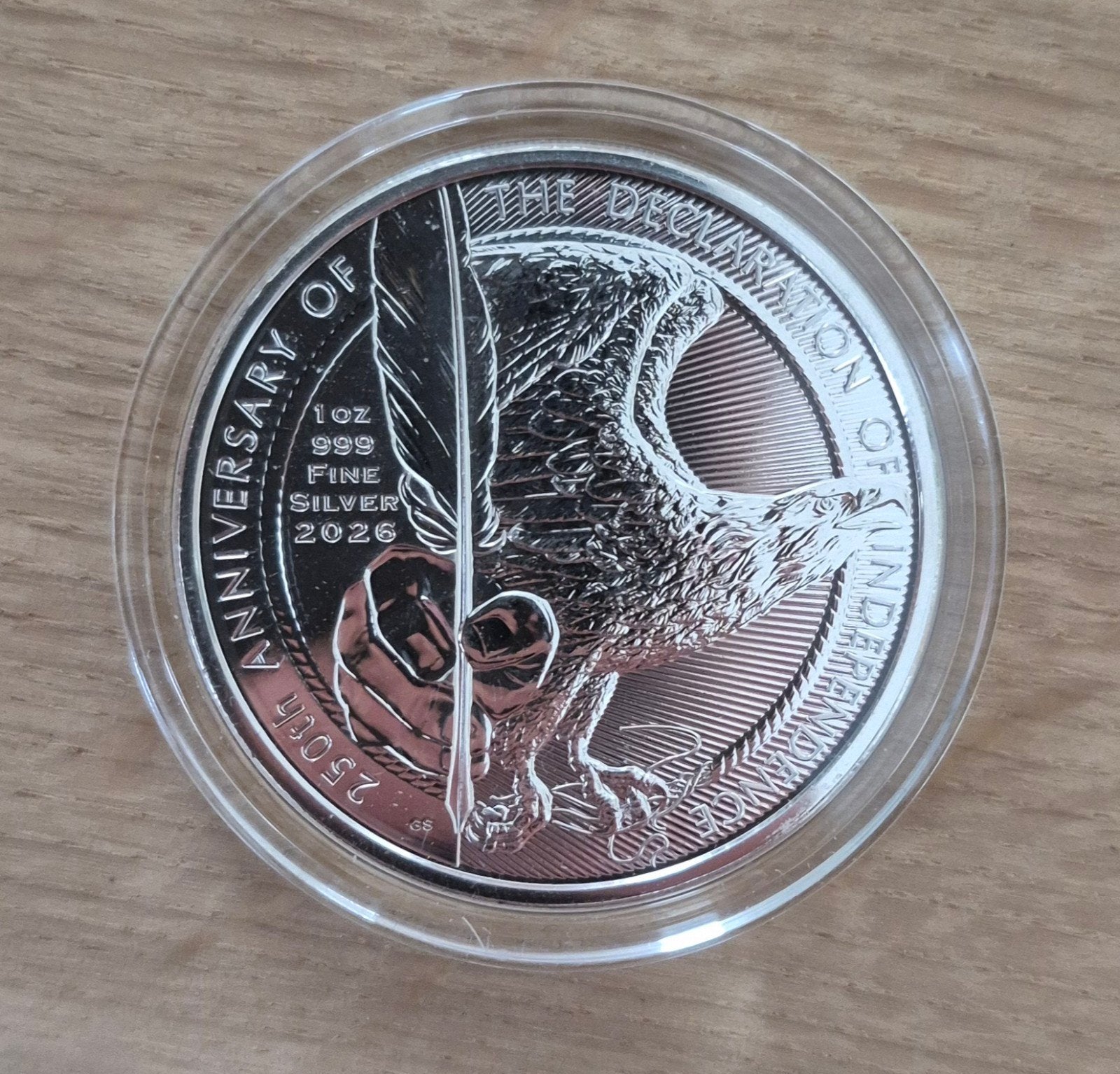 1 oz zilveren munt Royal Mint 250th Anniversary 2026, Ophalen of Verzenden, Zilver