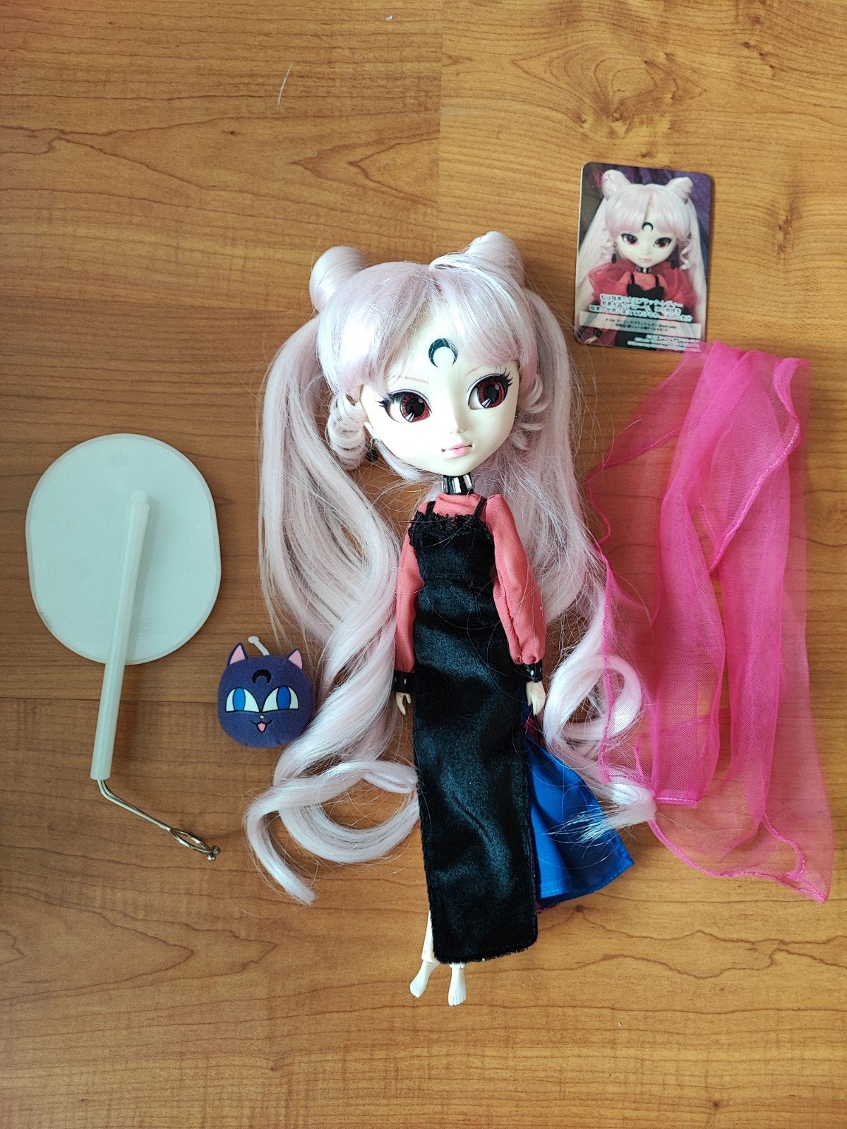 Pullip Sailor Moon Black Lady Chibiusa Pop Figuur BJD, Ophalen of Verzenden, Zo goed als nieuw