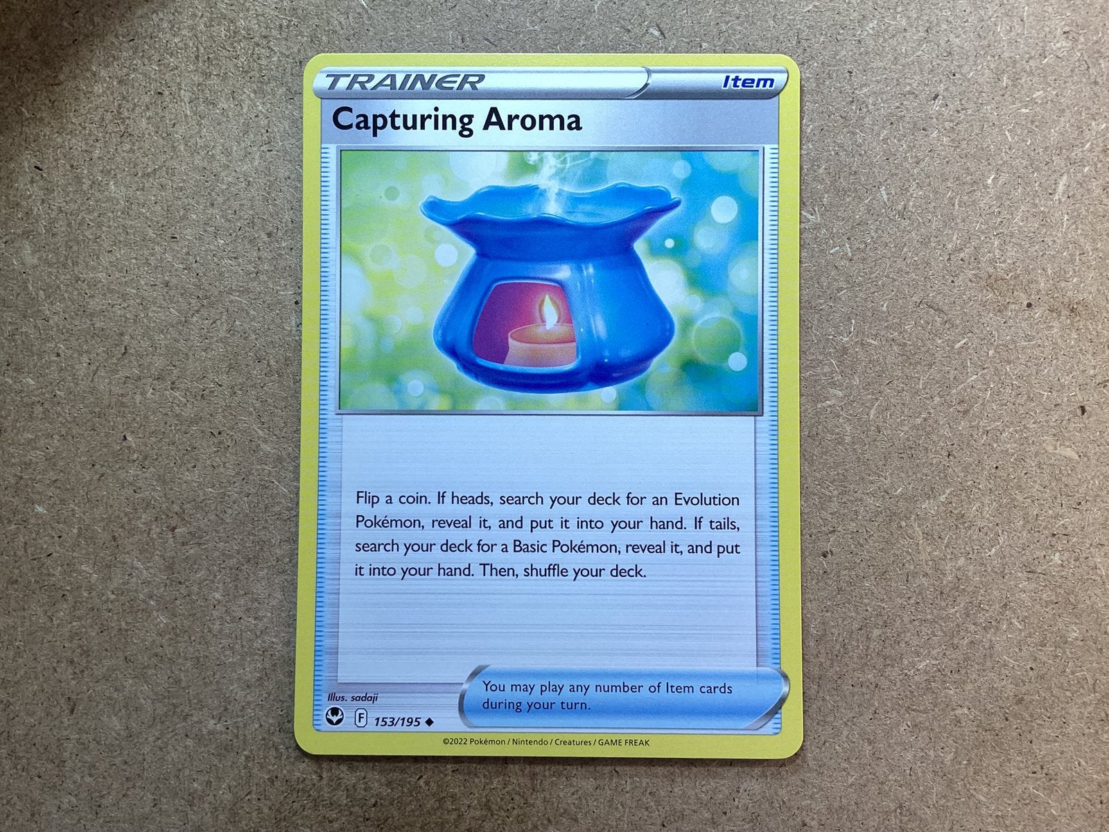 1x Capturing Aroma [SIT 153/195] (Near Mint), Ophalen of Verzenden, Zo goed als nieuw, Losse kaart