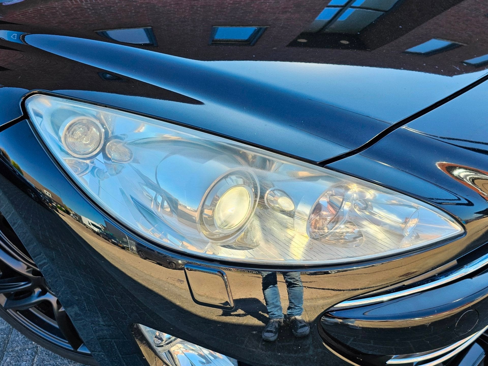Peugeot RCZ 1.6 THP / Automaat / Leder / Navi, Auto's, Gebruikt, Met garantie (alle), 4 stoelen, Zwart