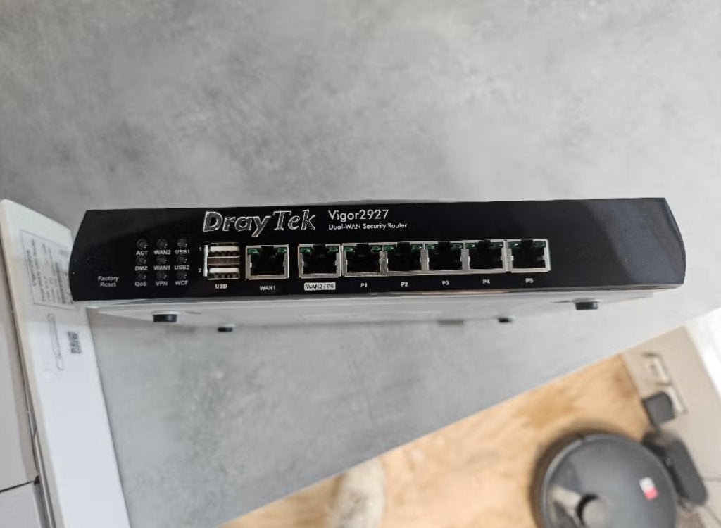 Draytek Vigor 2927 router, Ophalen of Verzenden, Zo goed als nieuw, Router, DrayTek Vigor