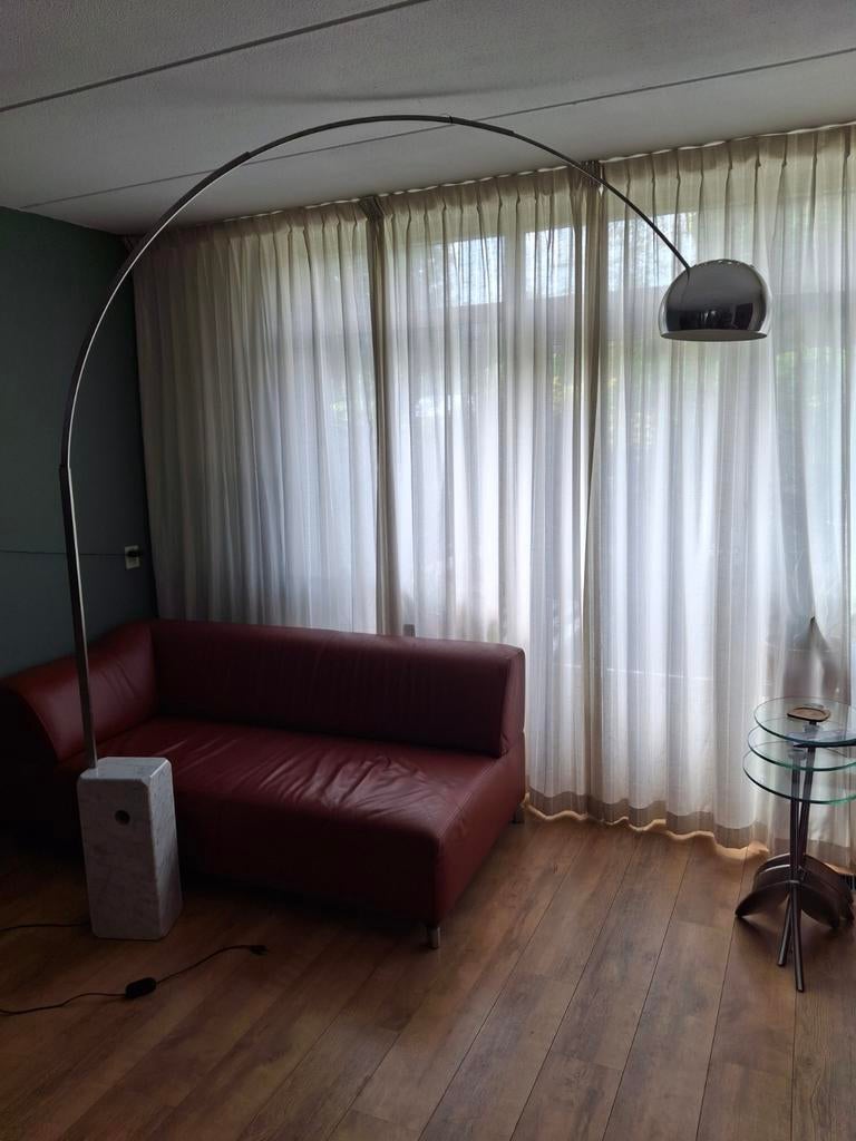 Retro vintage Castiglione Arco booglamp voor Flos., Ophalen, Mid 20th century modern, Gebruikt, Overige materialen