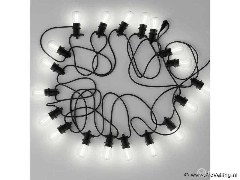 Online Veiling: 20 x 10 Meter Koppelbare Prikkabel – E27 ..., Nieuw