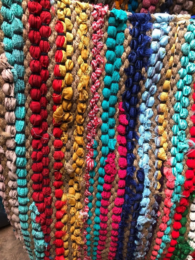Kleurrijke boodschappentas, 30 cm of meer, Overige kleuren, Ophalen of Verzenden, Zo goed als nieuw