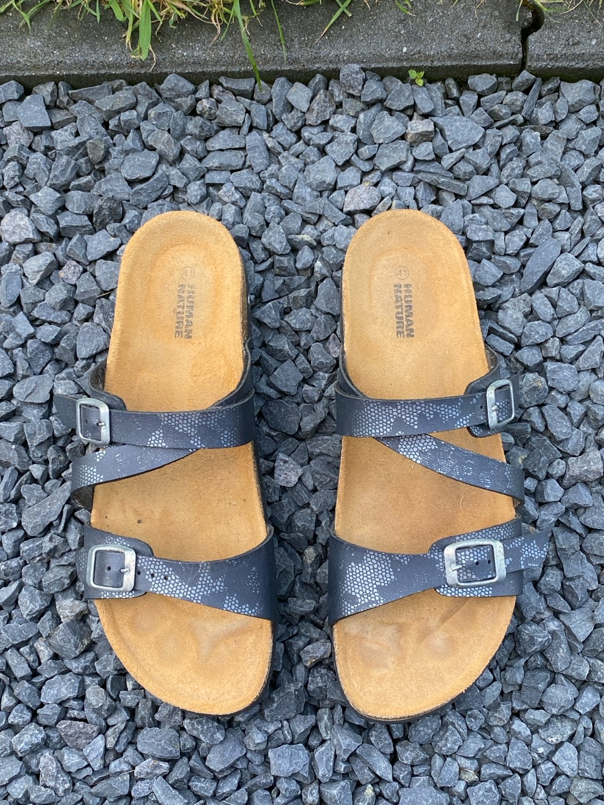 Human Nature dames slippers maat 41, Ophalen of Verzenden, Zo goed als nieuw, Zwart, Slippers