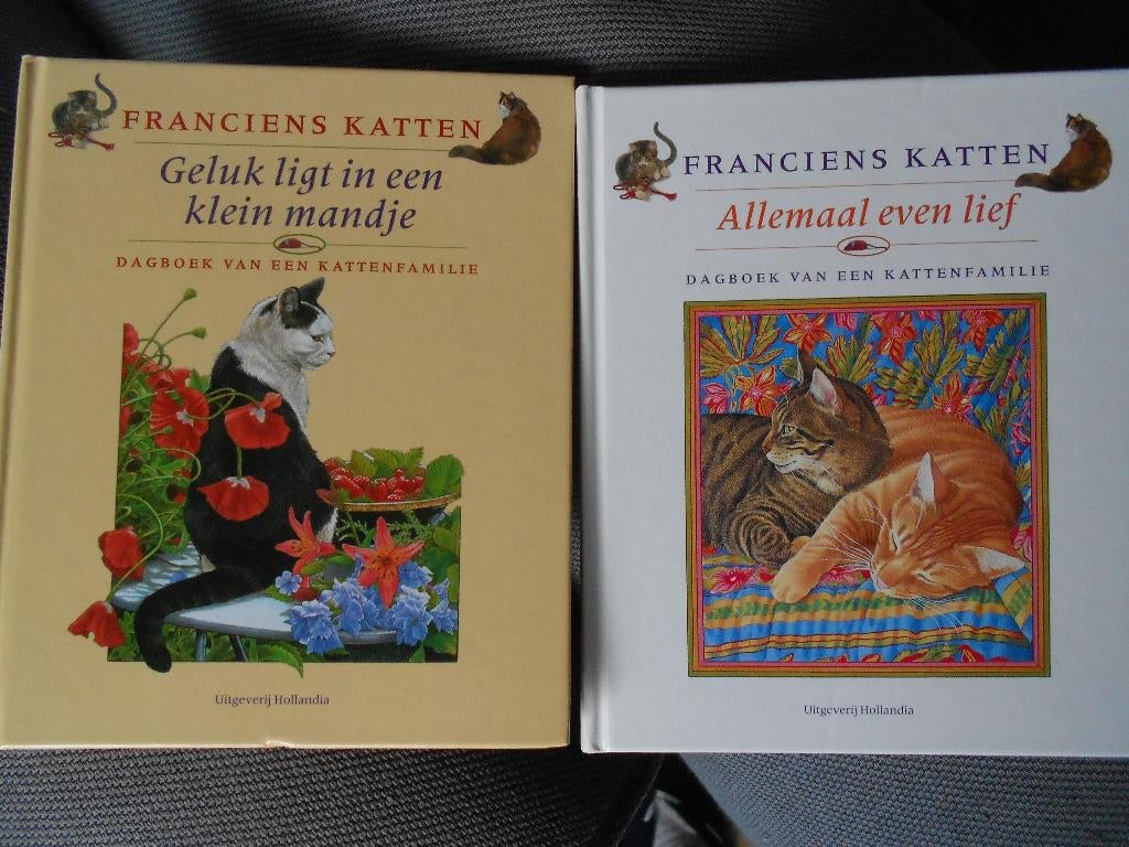 2 boekjes Franciens katten. Allemaal even lief en Geluk ligt, Boeken, Katten, Francien van Westering, Ophalen, Gelezen