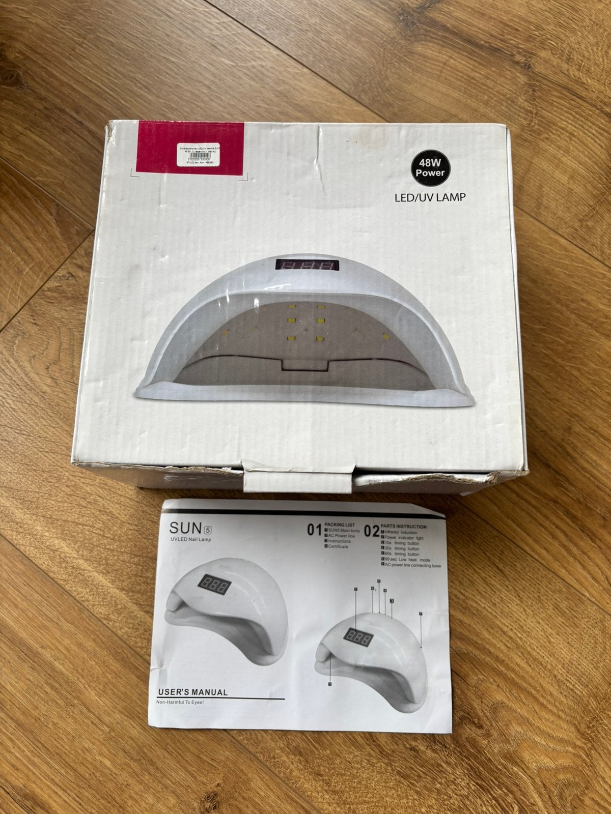 SUN UV/LED-nagellamp, Ophalen of Verzenden, Zo goed als nieuw, Hand- en Voetverzorging
