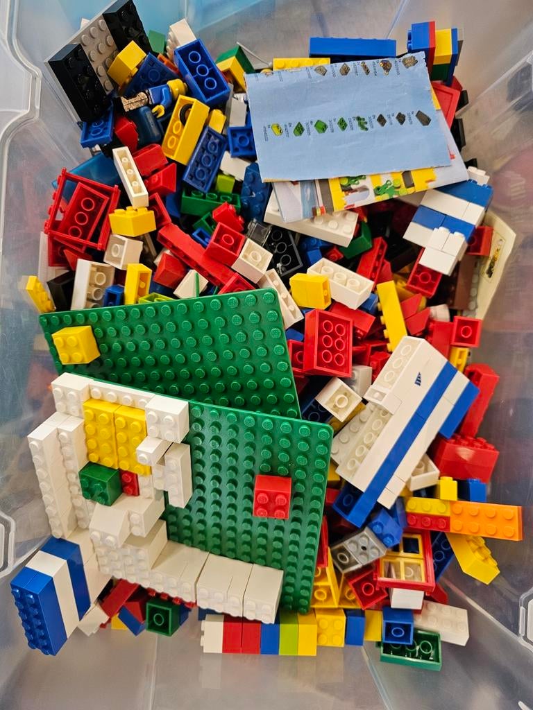 Bak met lego, Ophalen of Verzenden, Zo goed als nieuw