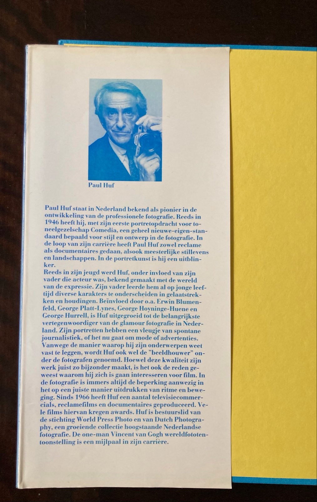 Vincent van Gogh: Eye to Eye - Paul Huf & Ron Wunderink, Boeken, Ophalen of Verzenden, Zo goed als nieuw, Fotografie algemeen