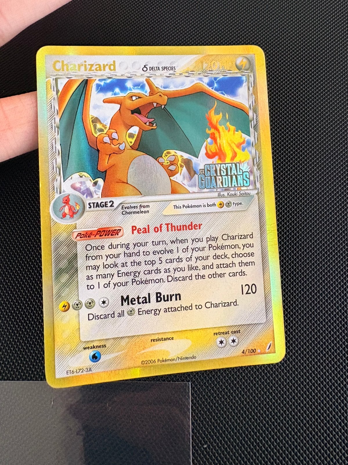 Charizard Reverse Holo Stamped, Hobby en Vrije tijd, Verzamelkaartspellen | Pokémon, Ophalen of Verzenden, Zo goed als nieuw, Losse kaart