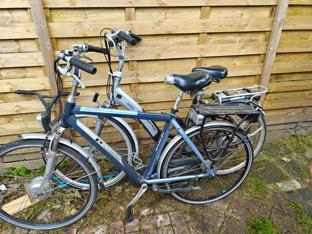 Electrische kapotte fiets, Ophalen