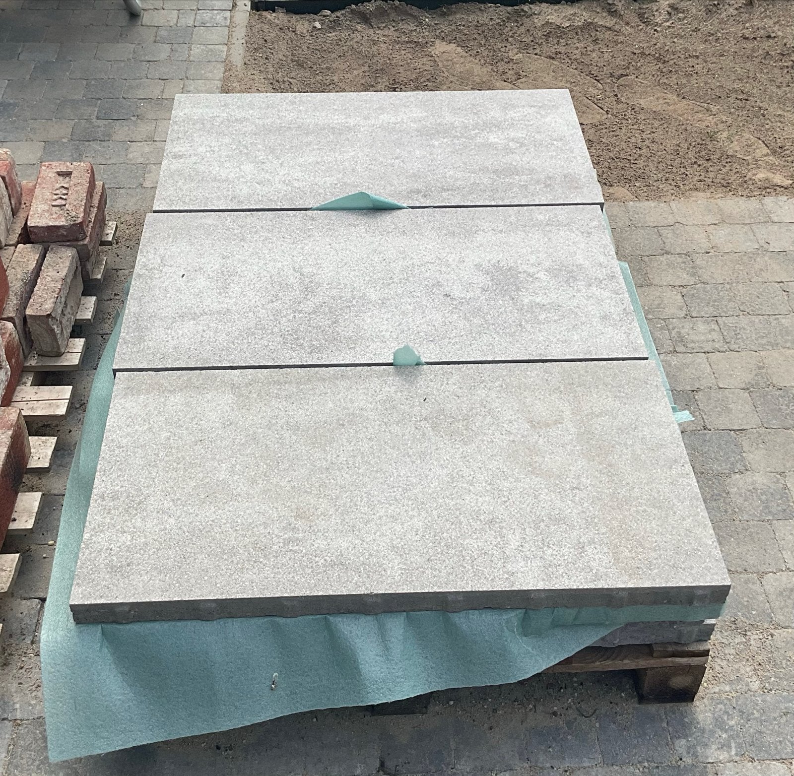 12x Nieuwe betontegels 80x40 cm voor terras, Tuin en Terras, Tegels en Klinkers, Ophalen, Nieuw, 5 tot 10 m², Beton