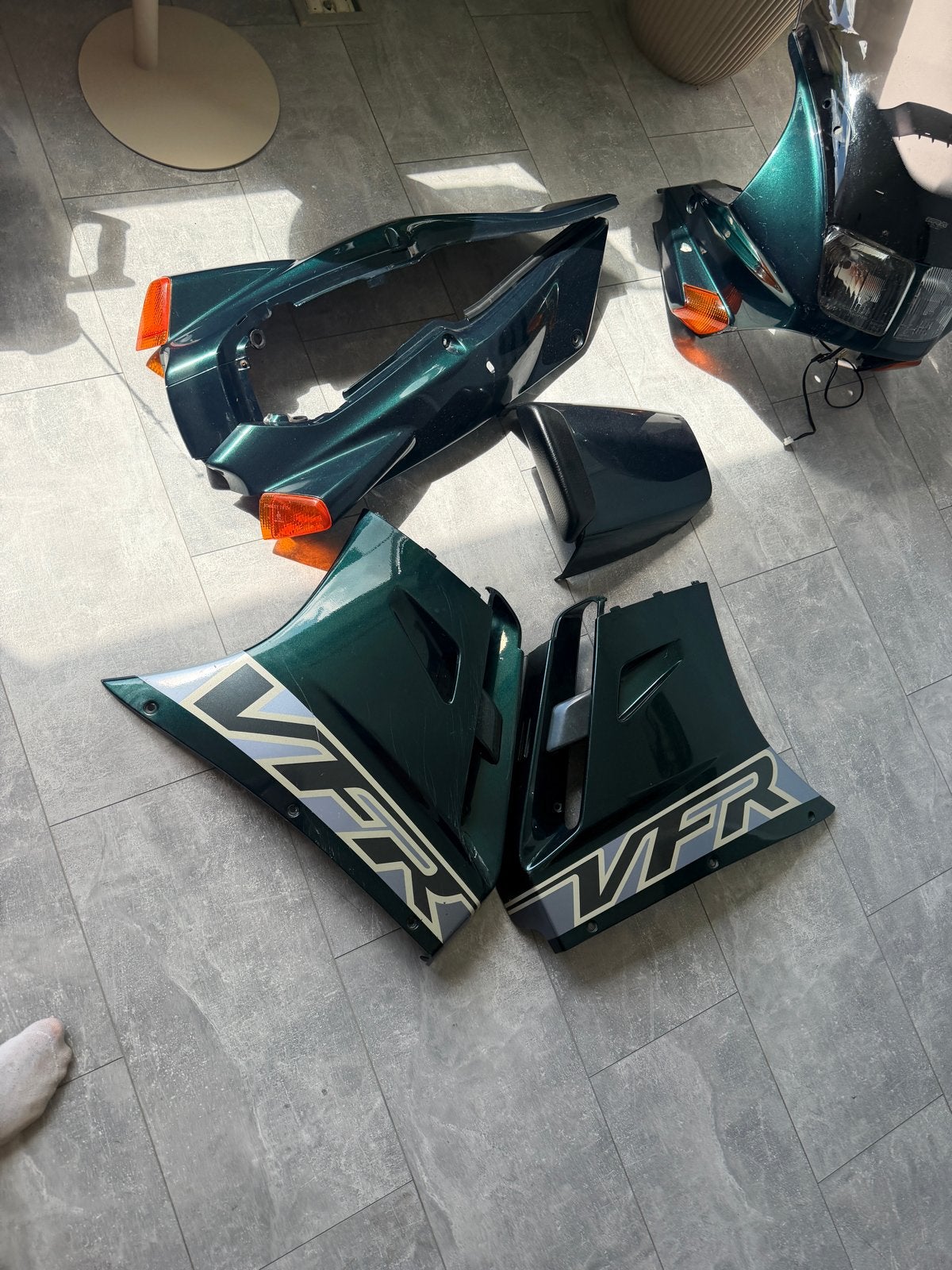 Kappenset Honda VFR 1993 - Groen, Ophalen of Verzenden, Gebruikt