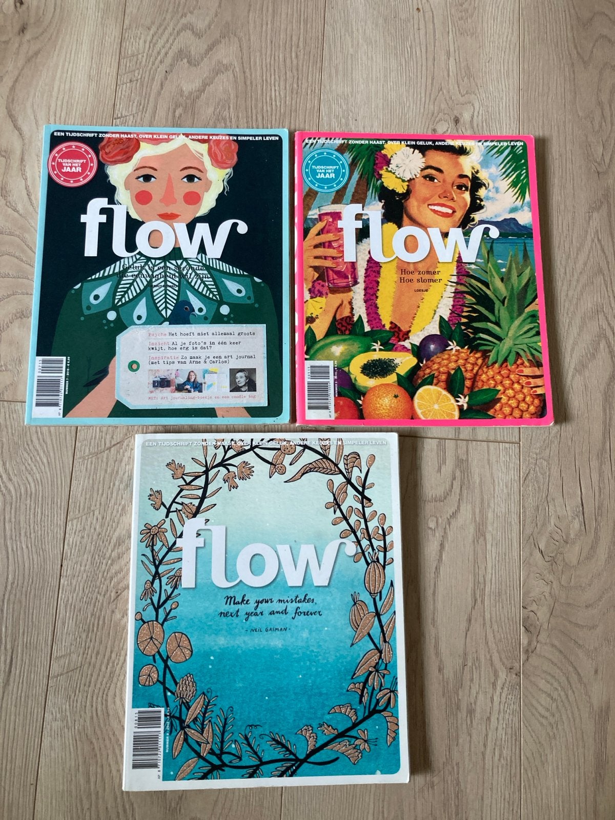 Flow magazine 2015 - nummers 5, 7, 8 met enkele extra's, Boeken, Tijdschriften en Kranten, Ophalen of Verzenden, Gelezen, Damesbladen