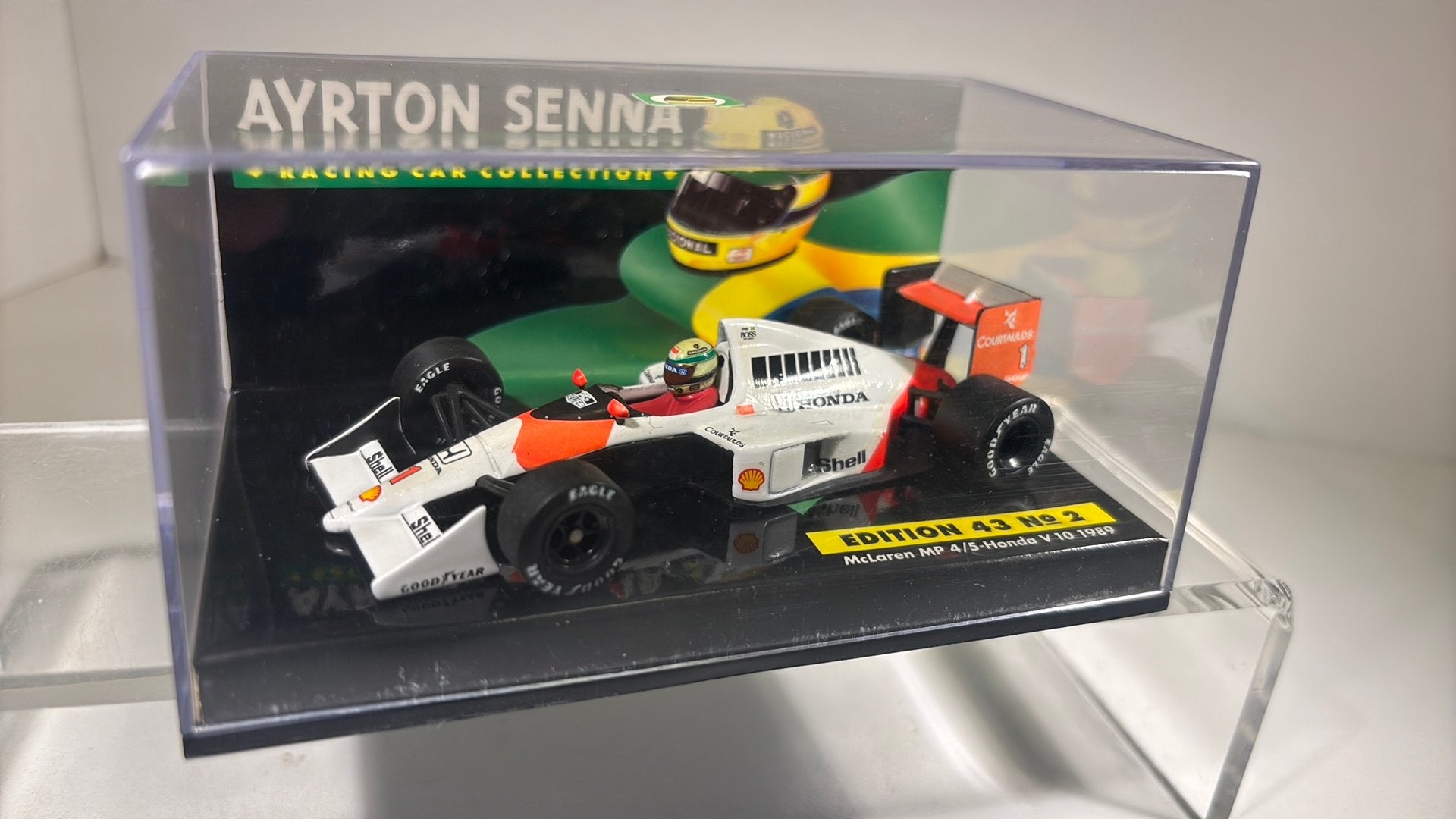 F1 McLaren mp4-5 honda v10 senna 1989 minichamps 1.43