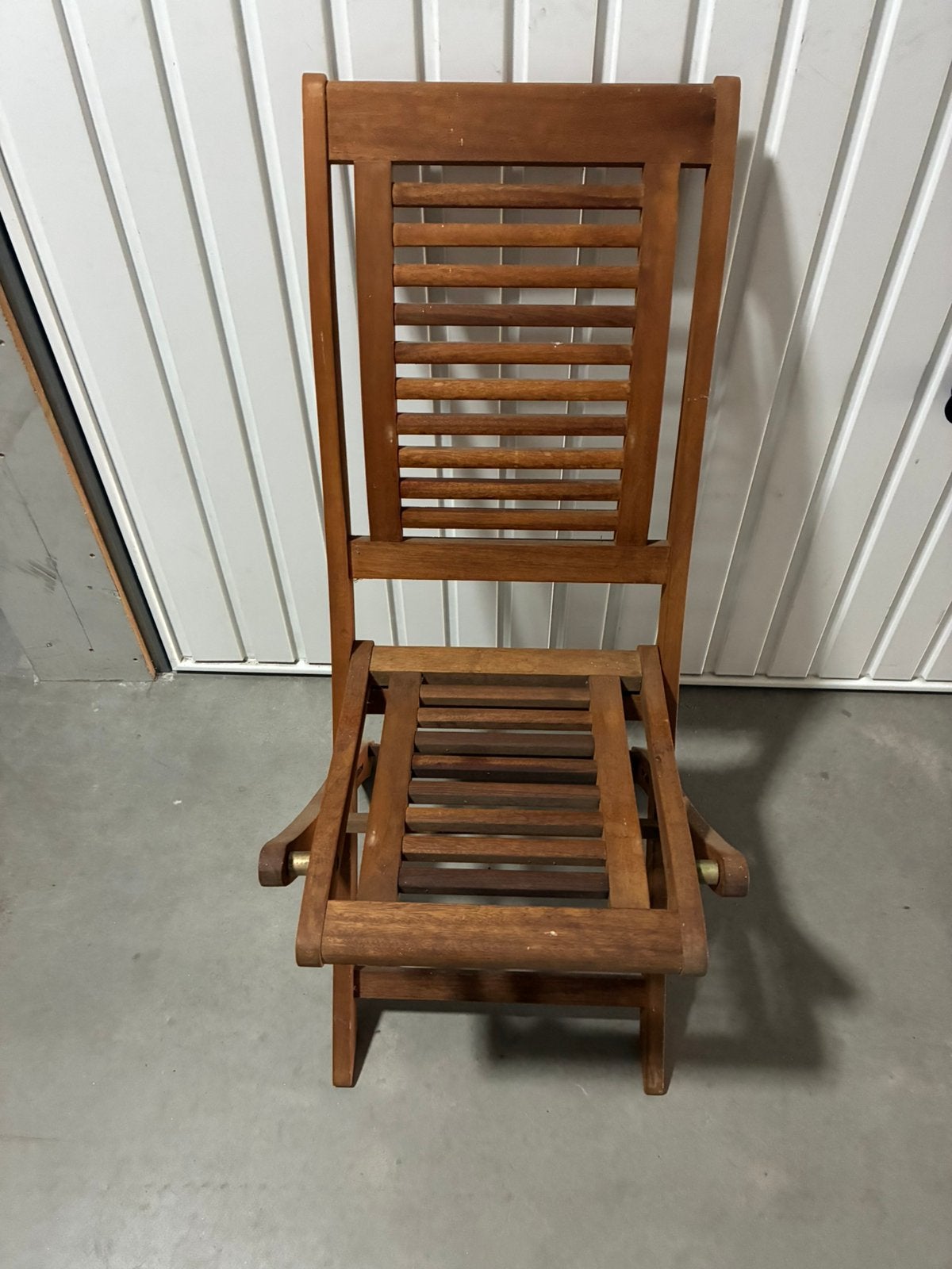 Twee stevige hardhouten teak klapstoelen, Ophalen, Zo goed als nieuw, Teakhout
