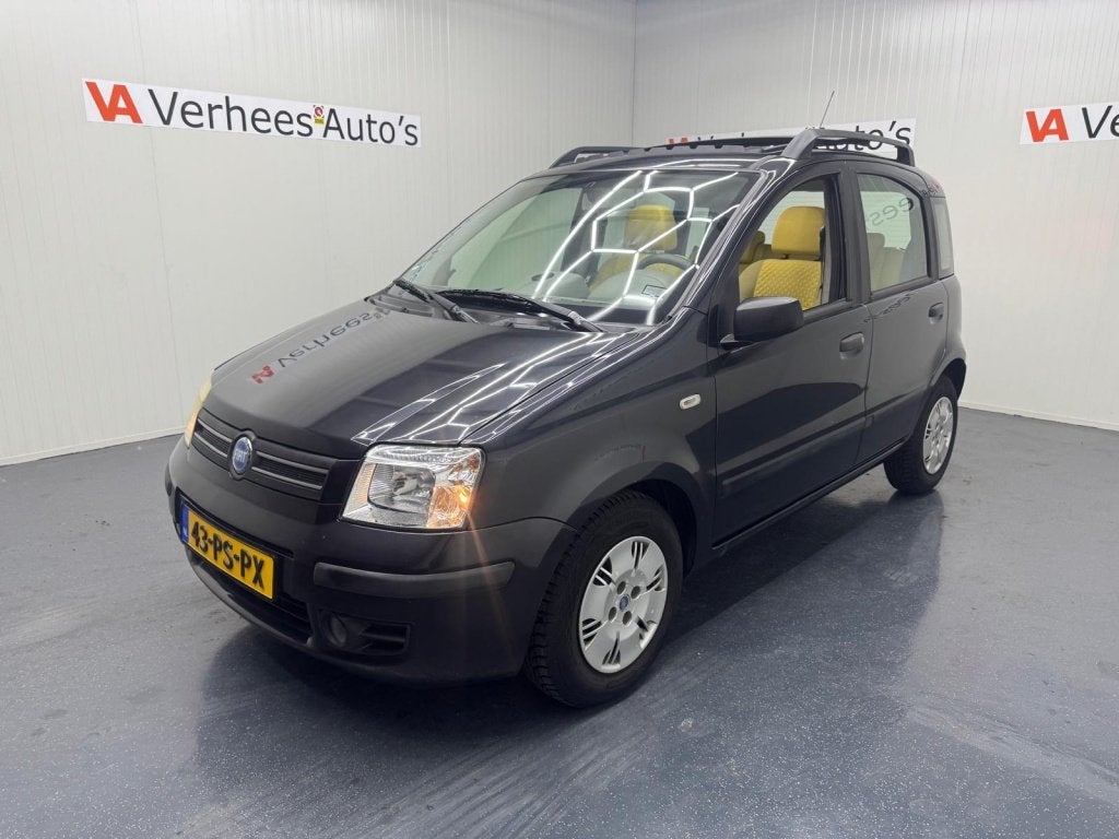 Fiat Panda 1.2 Sky (bj 2004), Auto's, Stof, Gebruikt, Zwart, Origineel Nederlands