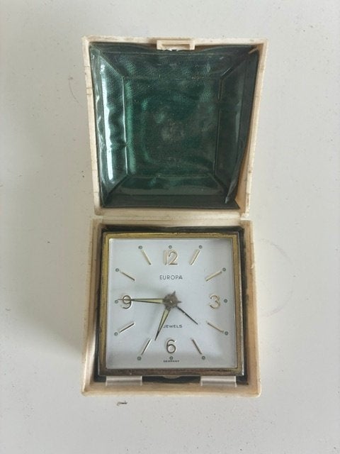 Vintage Mechanische Reiswekker merk Europa, Ophalen of Verzenden