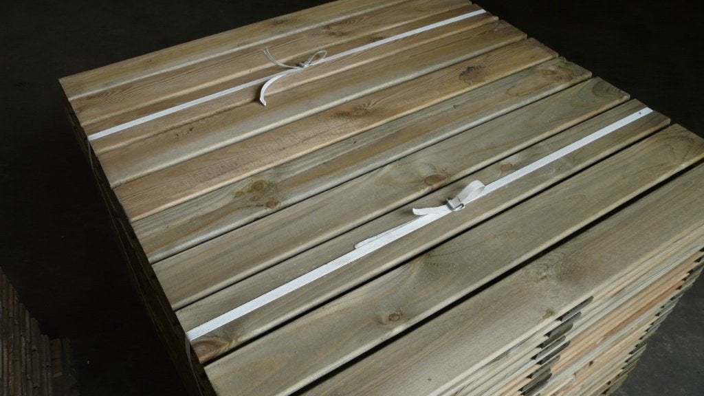 Tuintegel 1000x1000x30mm, Ophalen, Nieuw, Hout, Terrastegels
