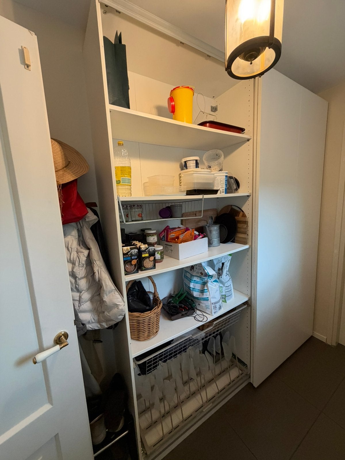Twee Ikea PAX kasten, breed 200 cm, wit, twee schuifdeuren, Ophalen, Gebruikt