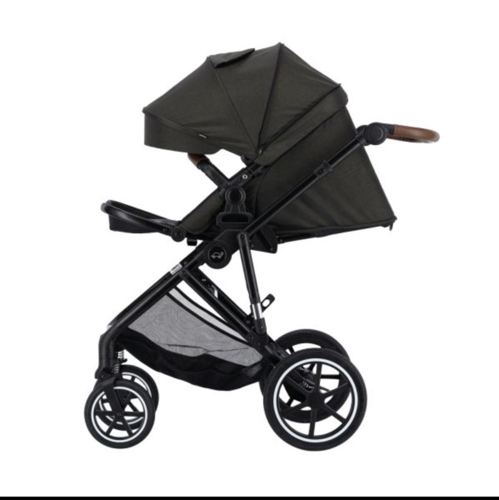 Puck Carl 3-in-1 Kinderwagen Dark Green, Overige merken, Nieuw, Q-World B.V., Info@quteworld.com