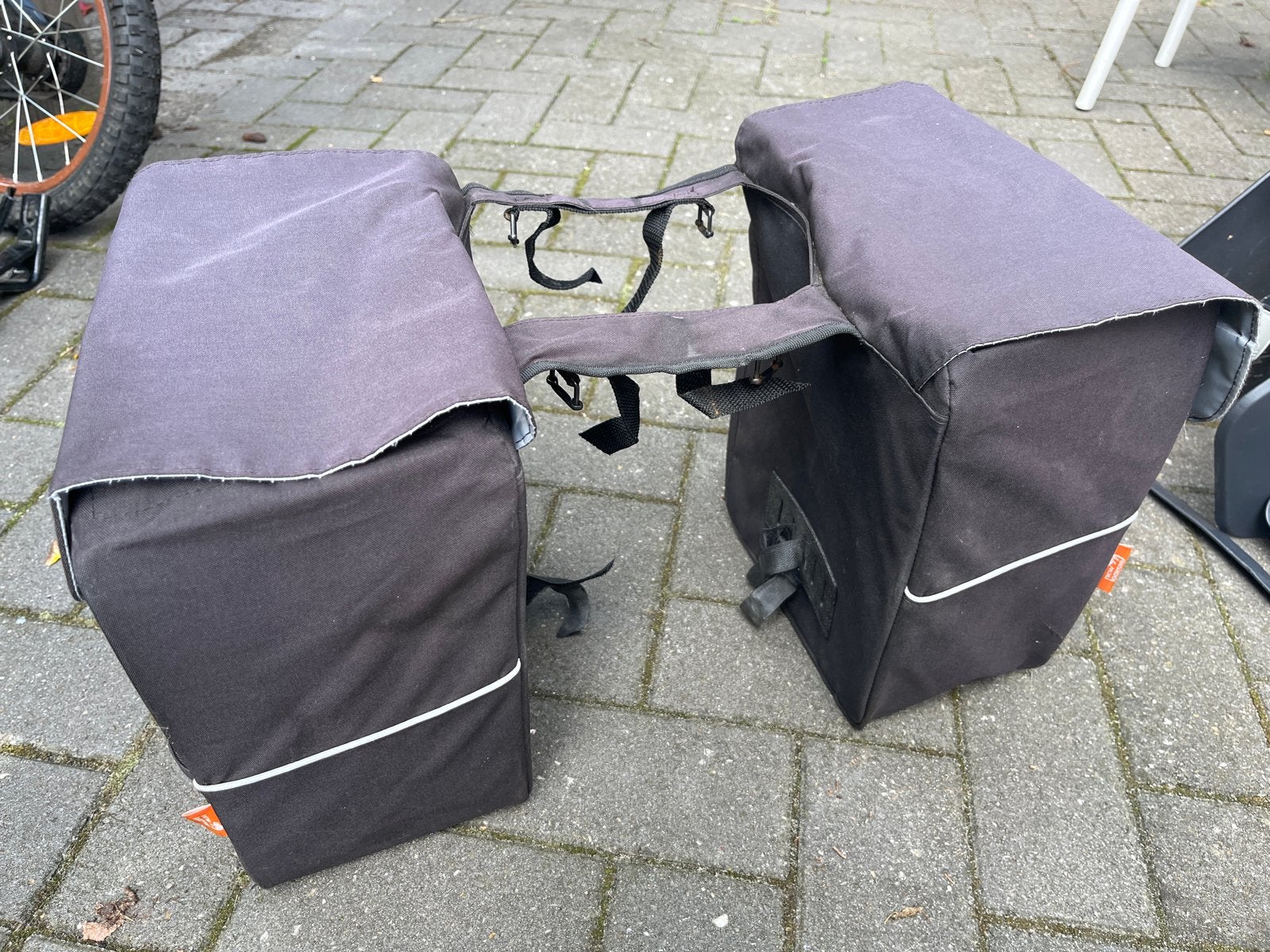 New Looxs Dubbele Fietstas - Gazelle Bloom, Ophalen, Gebruikt