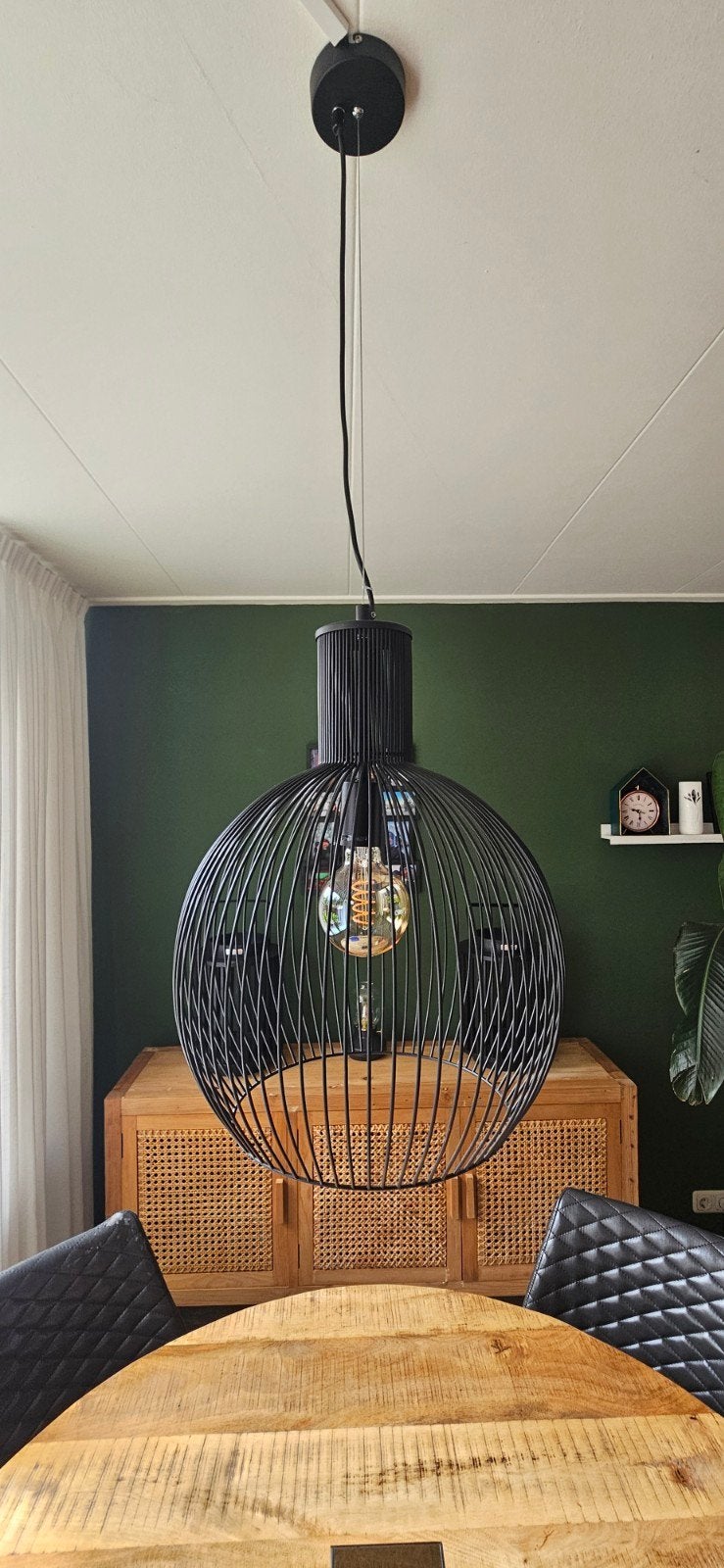 Hanglamp, Ophalen